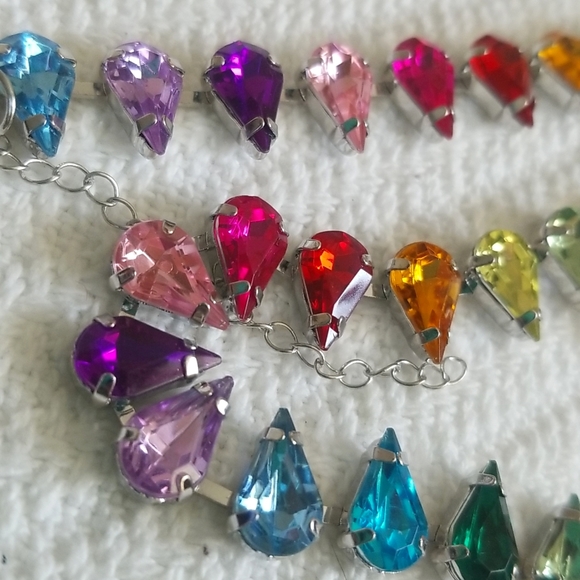 Rainbow Tennis Necklace - Picture 9 of 9